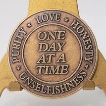 Alcoholic &quot;One Day At A Time&quot; Recovery Chip Medallion Medal Token AA Anonymous - £3.66 GBP