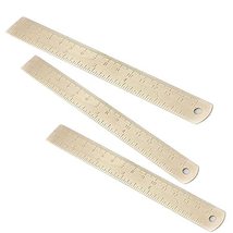 Wholesale 10pcs Straight Rulers Measuring Tool for Student School Office, Vintag - £26.46 GBP