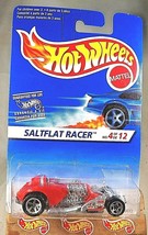 1997 Hot Wheels International Card 4/12 #520 SALTFLAT RACER Red w/5 Sp Malaysia - £7.23 GBP