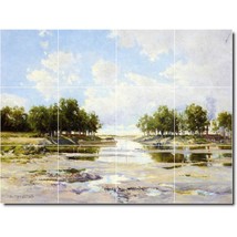 Hugh Bolton Jones Landscapes Painting Ceramic Tile Mural BTZ04882 - $120.00+