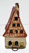 Vintage Plaster Cottage Tape Measure Tall Roof Windows Brick Japan Works 2&quot; - $74.25