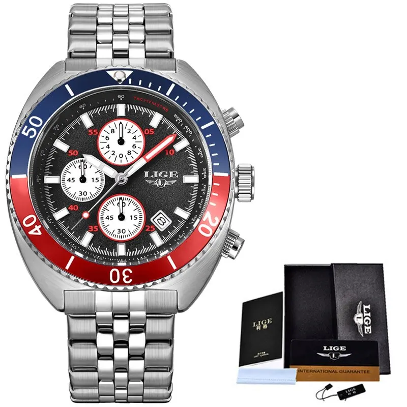 Business Watch Men Top Brand Luxury Military Quartz Watches For Men Fash... - £79.82 GBP