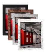 8X10 Picture Frame, 4 Pack Woodgrain Wider Frames, Display Pictures 5X7 ... - £26.93 GBP