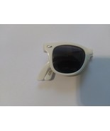 Foldable Unisex White Sunglasses Conveniently Portable - £8.41 GBP