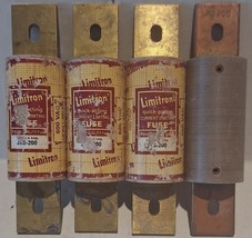Lot of 4 Limitron JKS 200 Quick Acting Fuses 200a - $79.00