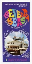 Seven Seas Floating Seafood Restaurant Brochure North Vancouver BC Canada - £22.32 GBP