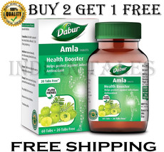  Dabur Amla Tablet, 80 Counts, Buy 2 Get 1 Free, Health Booster, Antioxidants  - $20.99