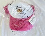 New HOT PINK Tito&#39;s Handmade Vodka Truckers Snapback baseball hat / cap - £12.53 GBP
