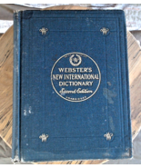 Websters New International Dictionary Second Edition 1935 - Vintage - $17.07 CAD