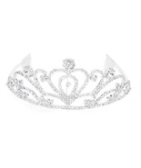 Wedding Style Rhinestone Decor Bride Crown Hair Barrettes /Hairband /Hai... - £23.97 GBP