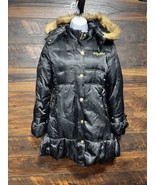 Baby Phat Y2K Girls Coat Jacket XL Vintage Hooded Puffer Goose Down Parka - £111.06 GBP