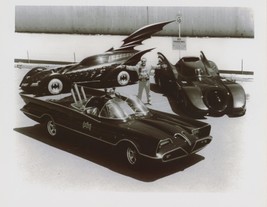 George Barris SIGNED Batman Batmobile Photo / Adam West &amp; Burt Ward Show + Movie - £77.89 GBP