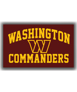 Washington Commanders Football Team Fan Memorable Flag 90x150cm3x5ft Bes... - €12,20 EUR
