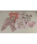 Girl Clothes Size 0-3 Months Mixed Brands Lot Of 6 Pieces (A) - $17.64 CAD