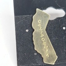 AVON State of California Tie Tack Lapel Pin Gold Color Metal - $10.88