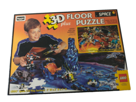 Vintage Lego Space 3D Floor Puzzle Play Surface Set Display Diorama New &amp; Sealed - £39.92 GBP