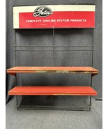 GATES Belts Gas Station Auto Parts Store Belts Tin Ad Sign shelf 25” T 1... - $68.31