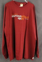 EUC Virginia Tech VT Long Sleeve Shirt Maroon Effect 2006 Lane Stadium SZ 2XL - £14.16 GBP