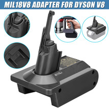 MIL18V8 Adapter for Milwaukee M18 18V Battery Convert to Dyson V8 Series... - $32.29
