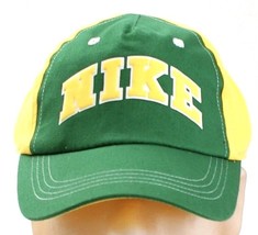 Nike Signature Green &amp; Yellow Adjustable Baseball Cap Child 4-7 One Size... - $16.33