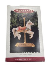 Hallmark Keepsake Ornament 1994 Tobin Fraley Carousel Horse #3 Display Stand NOS - £10.03 GBP