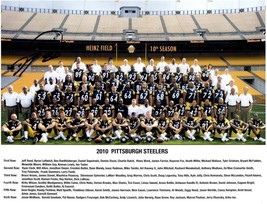 Autografiado Pittsburgh Steelers Equipo Foto 2010 Antwaan Randle El - £31.96 GBP