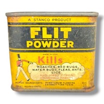 Vintage Flit Insect Household Powder Metal Tin Can 3/4 Oz Stanco Advertising T3 - $29.95