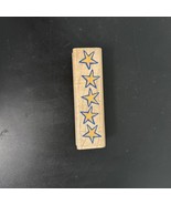 Star Border (A2654D) Rubber Stampede, Inc Rubber Stamp Block - $6.54 CAD