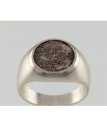 Men&#39;s Aztec Sun Calendar Sterling Silver Ring size 11.75 - €83,74 EUR