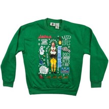 Elf Christmas Sweater Unisex Large with speaker &quot;Does someone need a hug... - $19.79