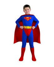 OFFICIALLY LICENSED DC COMICS SUPERMAN HALLOWEEN COSTUME BOY&#39;S SIZE MEDI... - $28.59