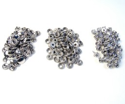Stainless Steel Snaps Cap, Socket &amp; 3/8&quot; Screw Stud 50 of Each Piece - $909.17 MXN