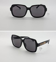 Chanel 5408 Women&#39;s Acetate Black/Dark Grey Sunglasses - Brand New - $374.19 CAD