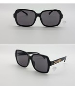 Chanel 5408 Women&#39;s Acetate Black/Dark Grey Sunglasses - Brand New - $374.32 CAD