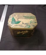 Vintage Heaton&#39;s Swiss Cream Caramels Tin Flapper Girl London England Empty - £10.45 GBP