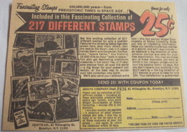 1966 Stamps Ad Zenith Co., Brooklyn, N.Y. - £7.96 GBP