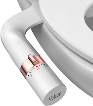 Ultra Slim Bidet Non Electric Dual Nozzle Water Toilet Attachment Water Sprayer - £43.48 GBP+