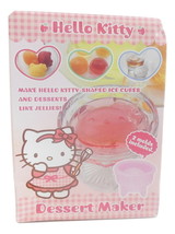 Hello Kitty Dessert Maker Mold Jello Like Jellies Ice Cubes Frozen Desserts Pink - £11.69 GBP