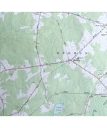 Map Hermon Maine USGS 1978 Topographic Vintage Geo 1:24000 27x22&quot; TOPO13 - £47.54 GBP