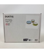 IKEA Duktig 8-Piece Plate Bowl Children’s Playset Mixed Pastel Colors New - $22.61