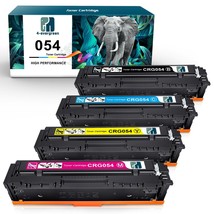 4-Pack Compatible for Canon CRG 054 Toner imageClASS MF644cdw MF641cw Printers - £52.71 GBP
