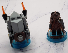 Lego Dimensions: The Lord Of The Rings- Fun Pack 71220 Gimli &amp; Axe Chariot - $9.89