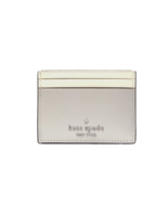 New Kate Spade Madison Small Slim Card Holder Platinum Grey Multi - €31,61 EUR