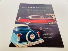 Nash Rambler Advertisement Fold Out Ad Sign Pamphlet Classic Car Worlds ... - £29.94 GBP