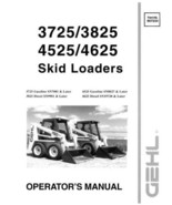 GEHL 3725 3825 4525 4625 Skid Loaders Operators Owners Manual 907234 Bou... - £14.82 GBP