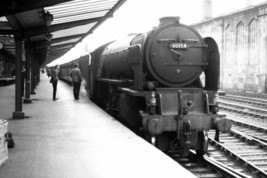 pu2519 - Cumbria - Engine No.60154 at Carlisle Station in 1964 - print 6x4 - $2.80