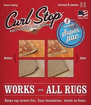Curl Stop Anti-Curling Rug System (Super Pac Of 8 Corners) - £31.59 GBP