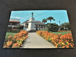 Ponce De Leon Statue, St. Augustine, Florida - Unposted Postcard. - £5.35 GBP