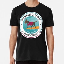 Surfing Dog Championships Simple Circle Logo Noosa No Year S-5XL USA T-Shirt - £17.60 GBP