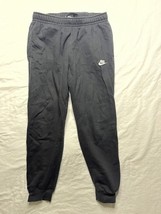 Nike Sportswear Club Fleece Joggers Mens Medium BV2671-010 Black Sweat P... - $25.00